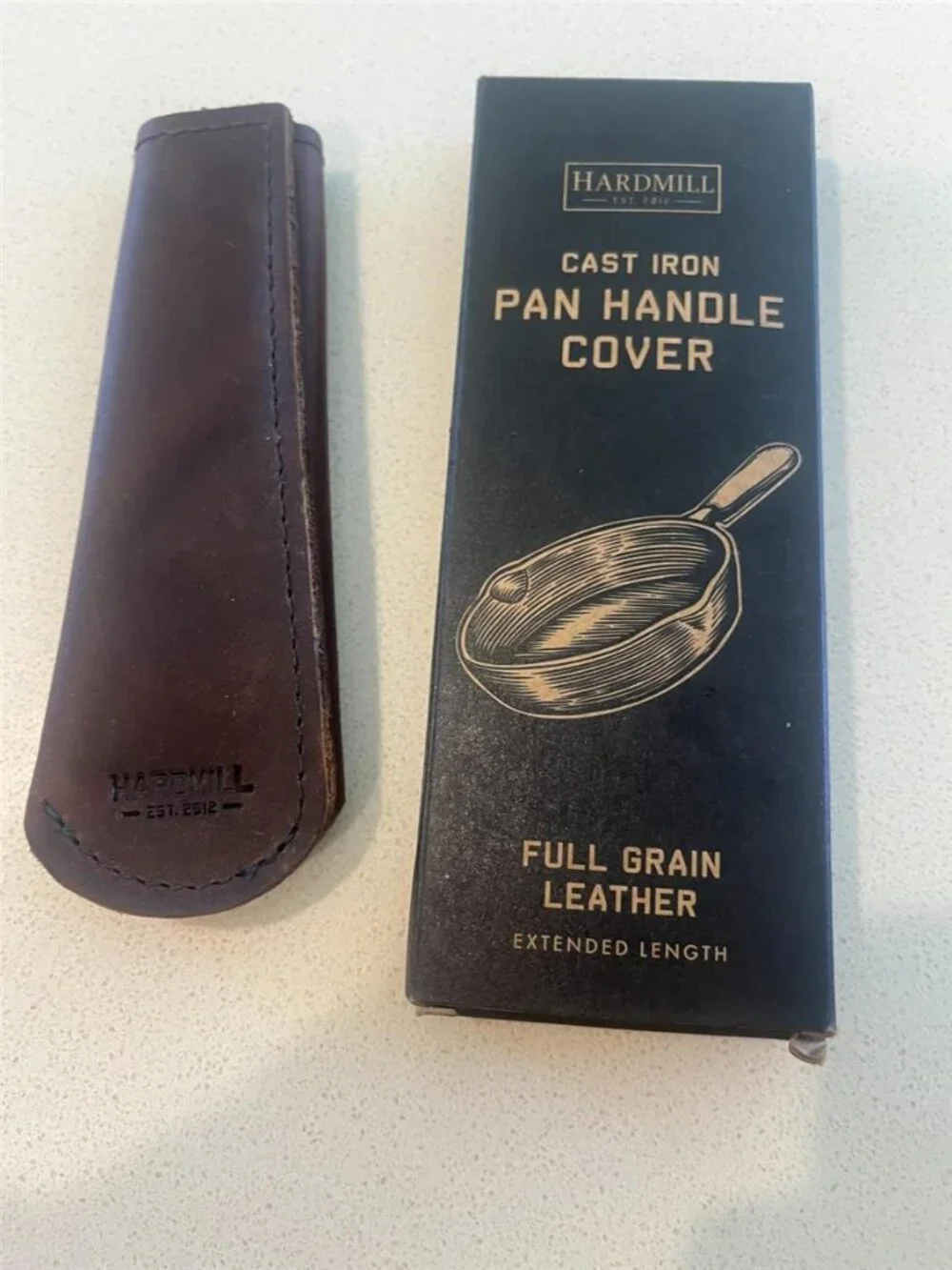 Leather Cast Iron Pan Handle Cover (Standard 4.5